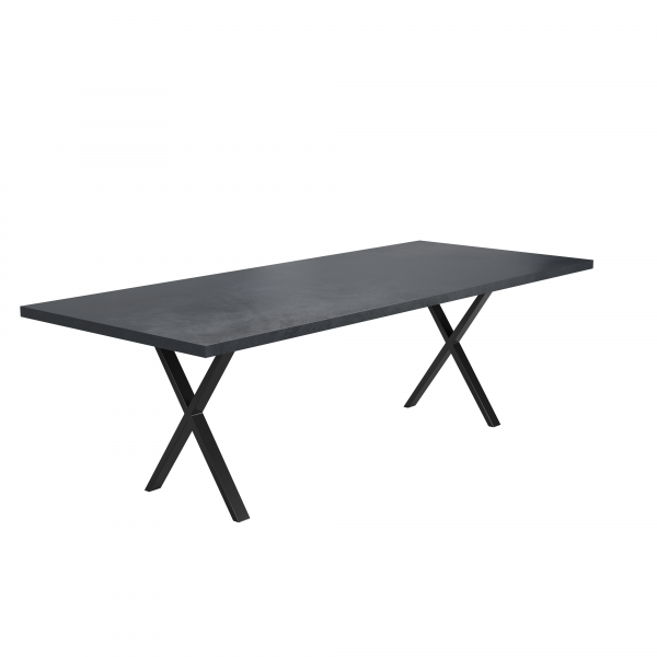 10 Seater Charcoal Grey Concrete Table | 2.4m - Image 3