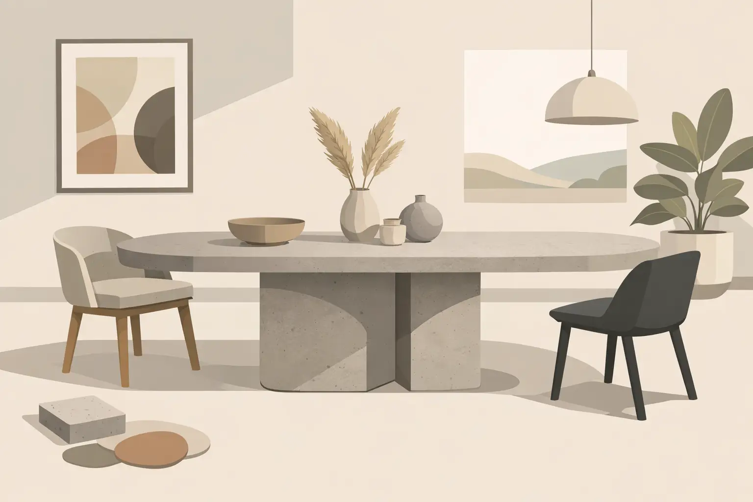 Choosing a Bespoke Concrete Dining Table