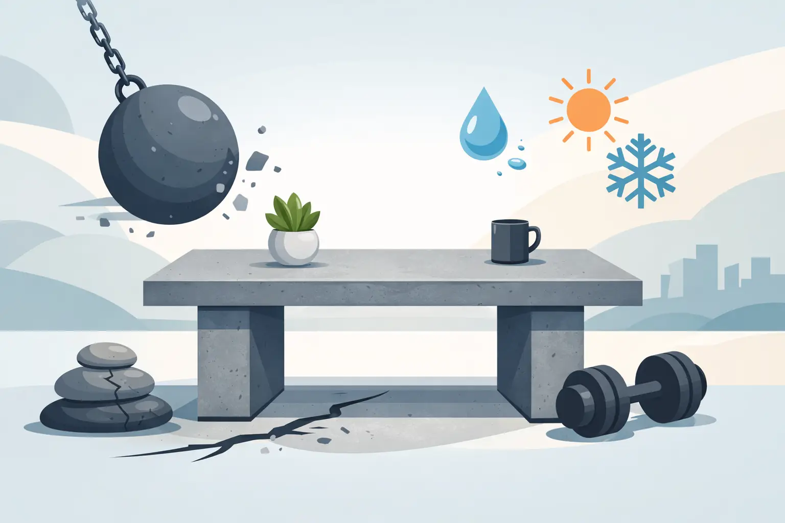 How Durable Is a Concrete Table?