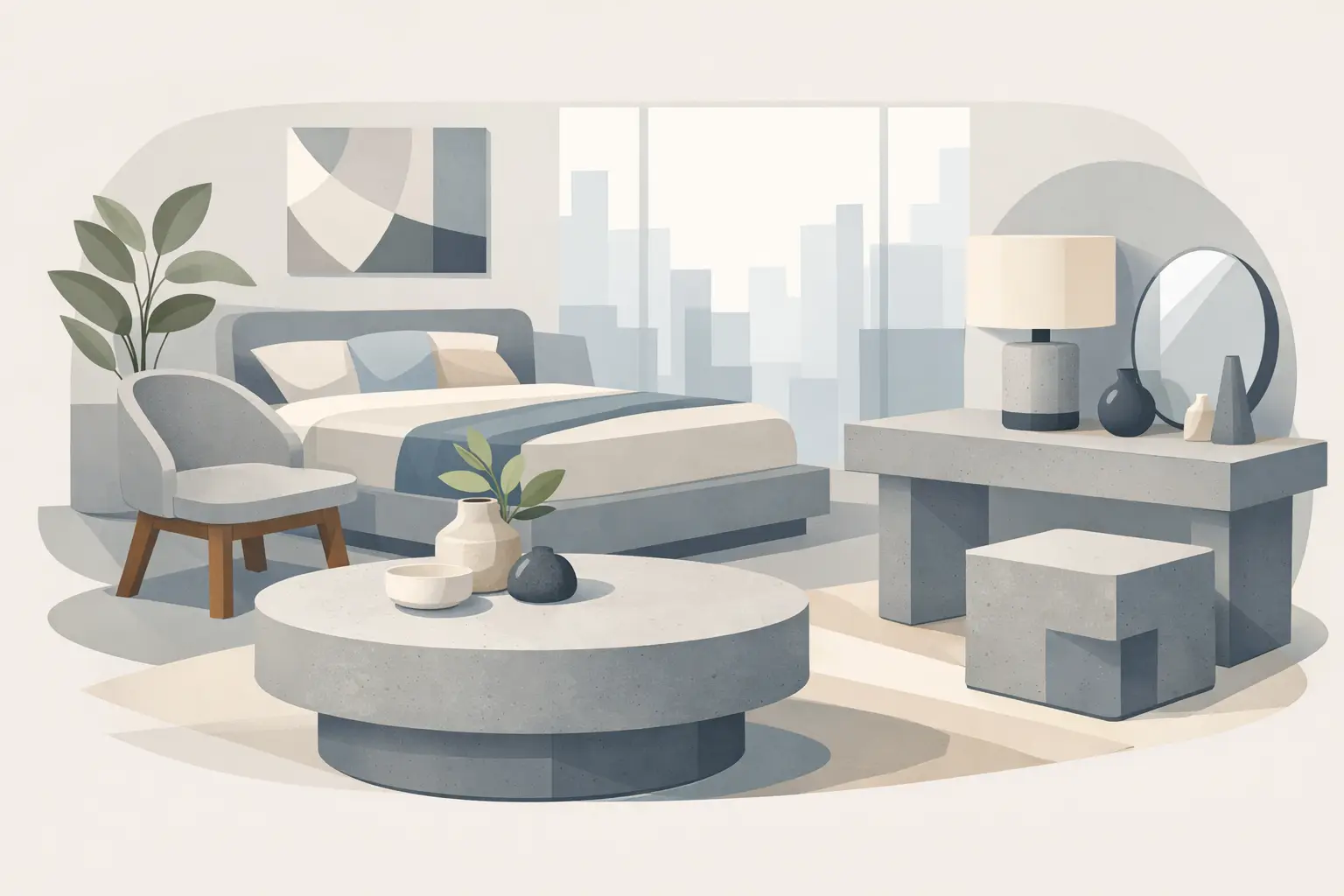 10 Concrete Furniture Benefits for Modern Homes