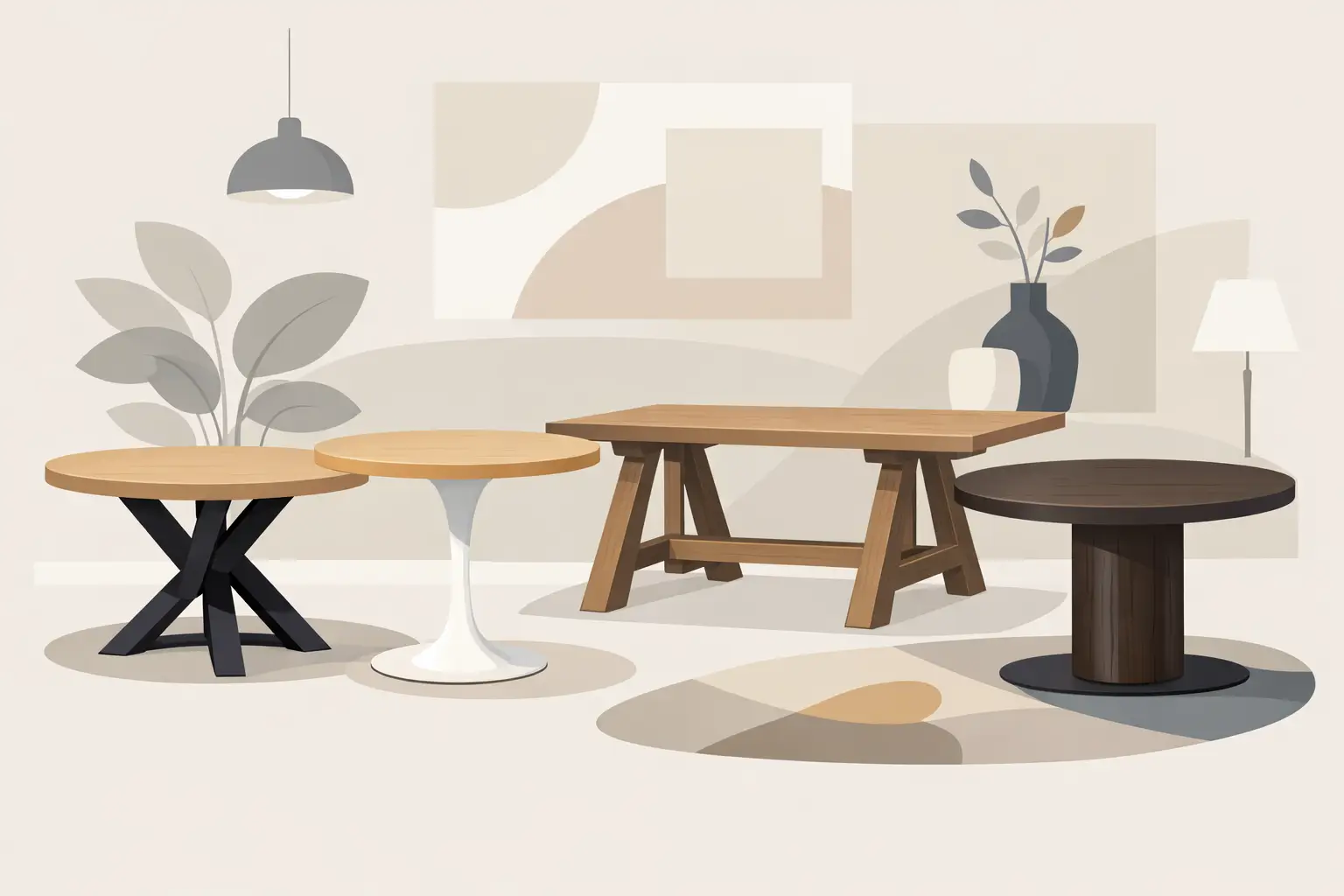Guide to Choosing Table Base Styles for Your Home