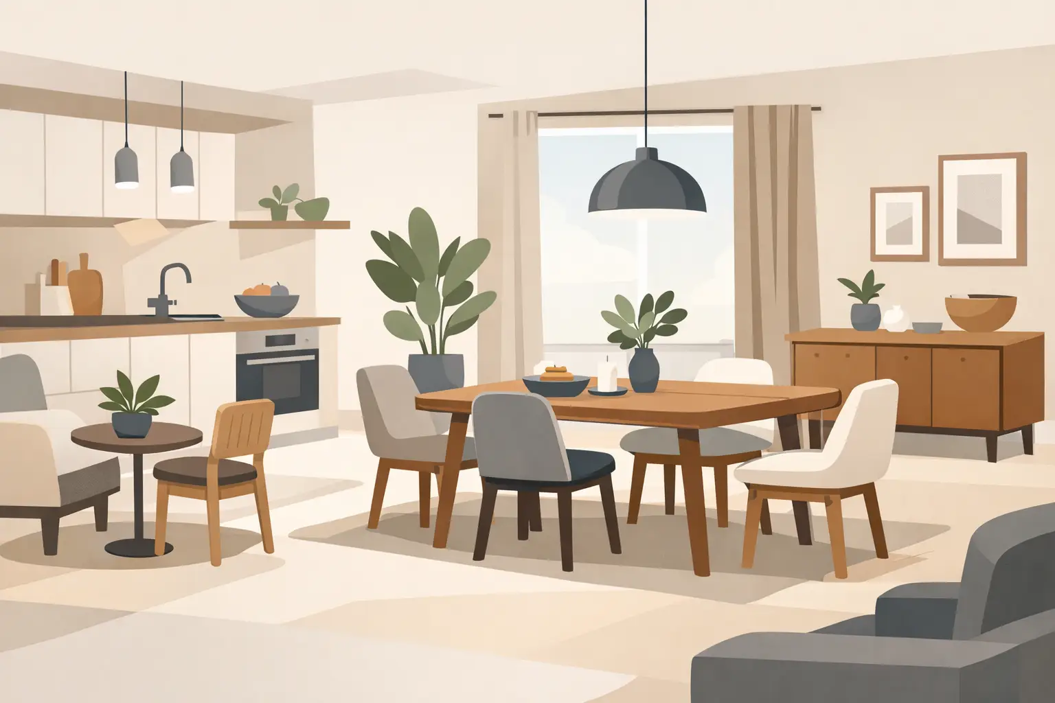 Kitchen Diner Table Layout Ideas That Work