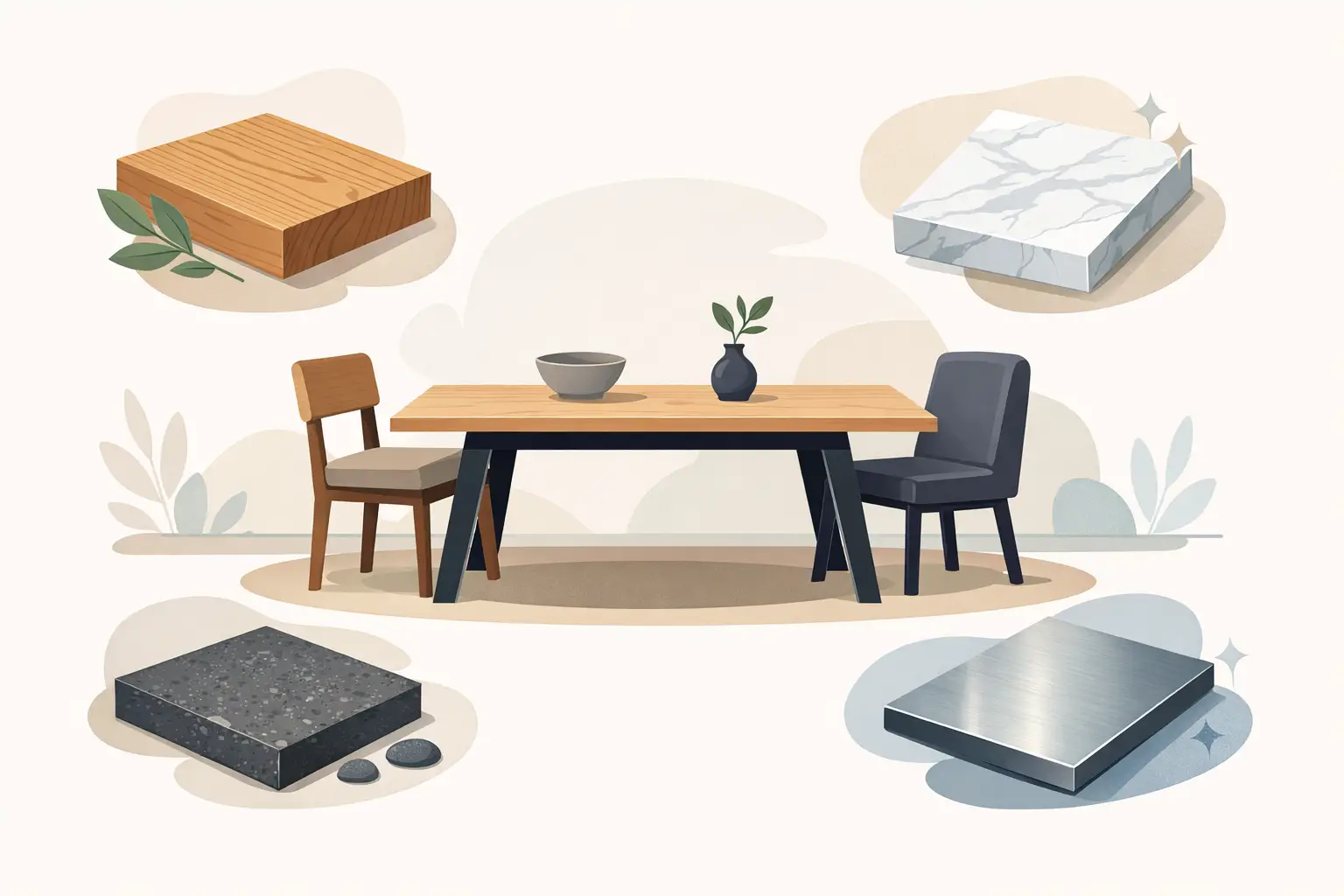 Top Durable Dining Table Materials for Real Life