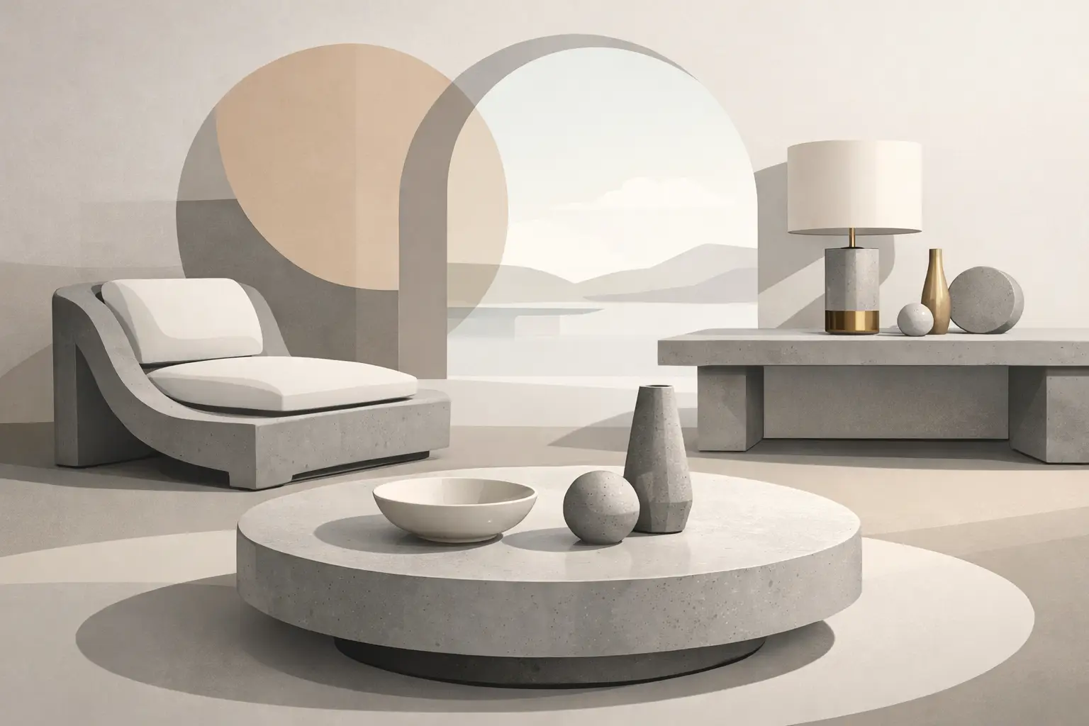 Luxury Concrete Furniture That Earns Its Place